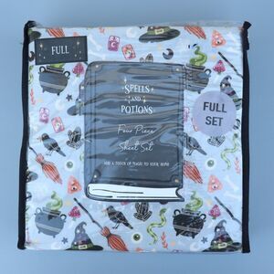 Spells and Potions Full Size Four Piece Sheet Set